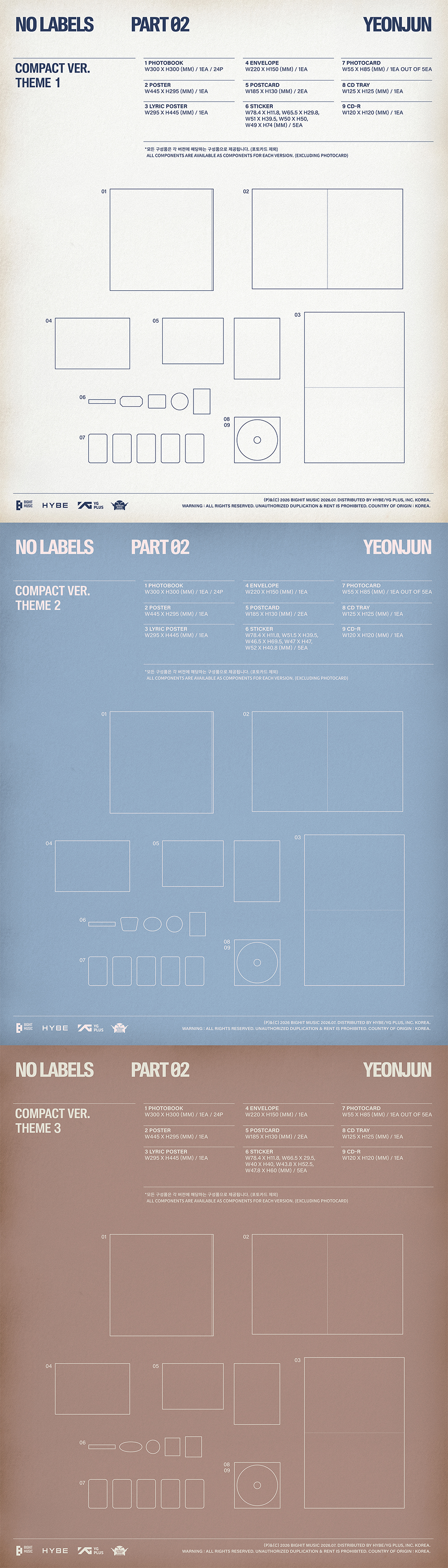 YEONJUN  [NO LABELS: PART 02] (Compact Ver.)
